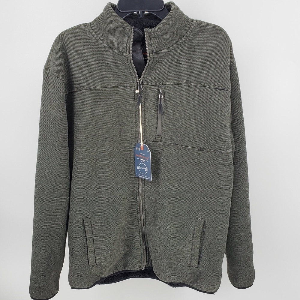 Weatherproof Mens Jacket Full Zip Sherpa Jacket